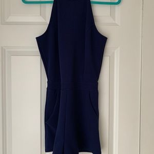 Navy Blue Romper